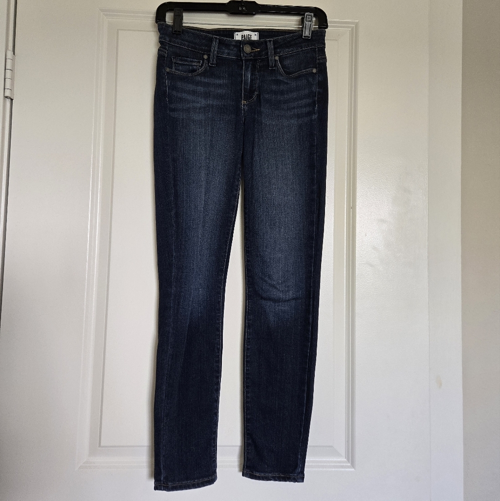 PAIGE Women's Deep Indigo Skinny Jeans